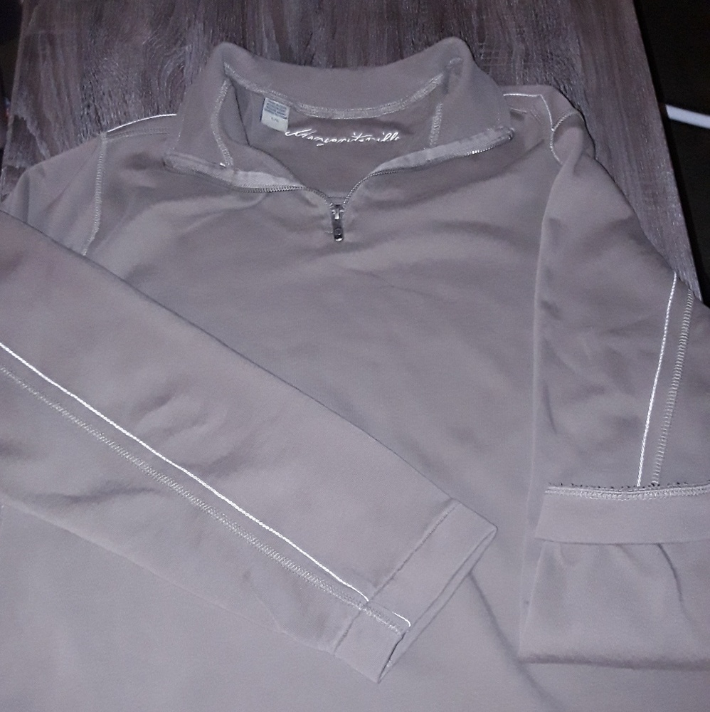 Margarittaville Jimmy Buffet Long Sleeve 1/2 Zip